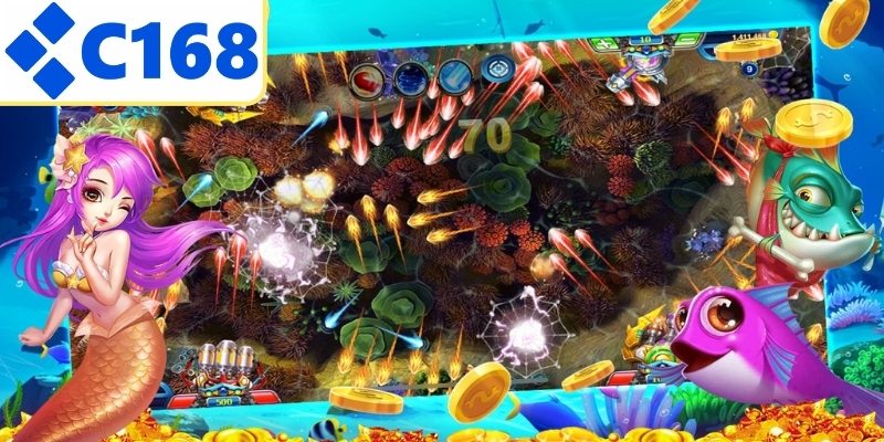 Giao diện bắn cá xèng với nhiều loài đa dạng